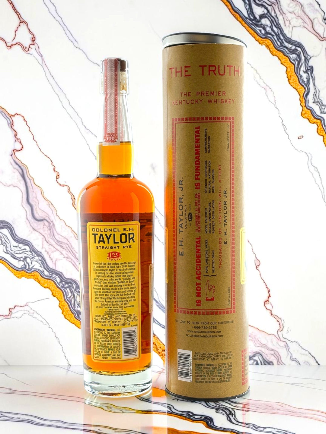 Colonel E.H. Taylor, Jr. Straight Rye Whiskey — Bottled-in-Bond, 100 Proof