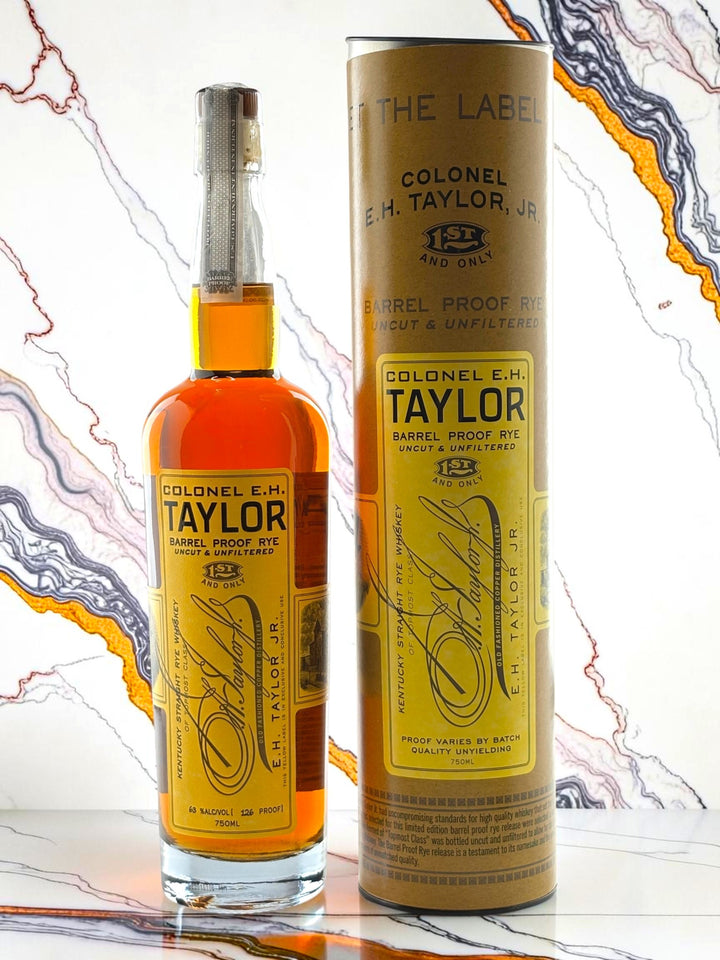 Colonel E.H. Taylor, Jr. Barrel Proof Rye Whiskey — Uncut and Unfiltered, 126 Proof