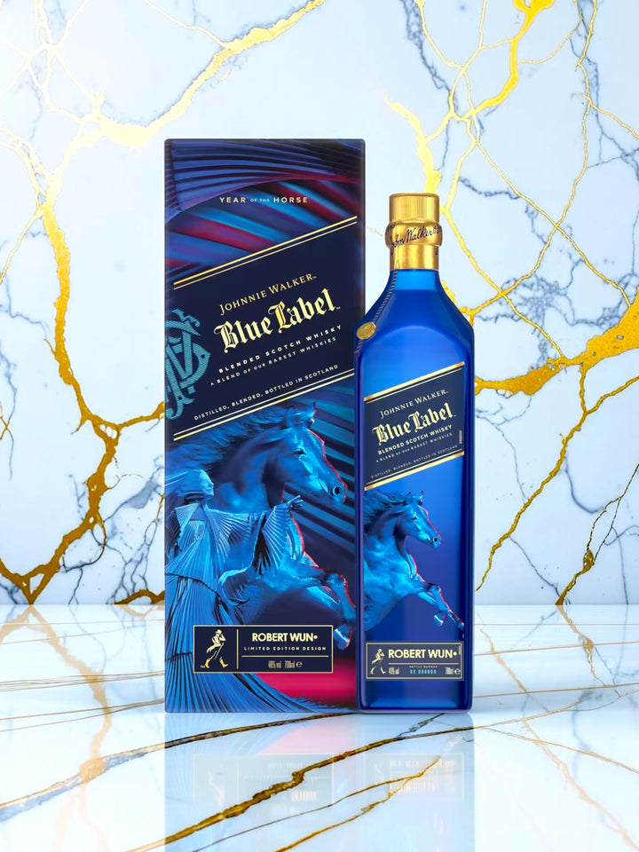 Johnnie Walker Blue Label Blended Scotch Whisky — Diageo Flagship Premium Blend, 40% ABV