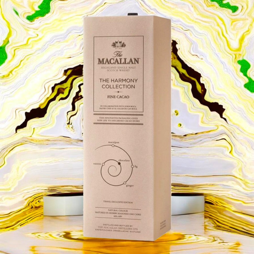 The Macallan Harmony Collection Fine Cacao Highland Single Malt Scotch Whisky — 2022 Travel Retail Release, 88 Proof