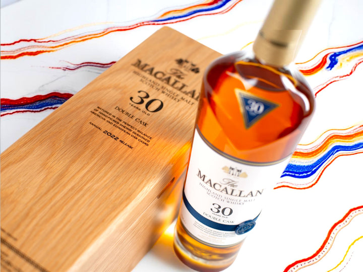 The Macallan 30 Year Old Double Cask Highland Single Malt Scotch Whisky — American and European Sherry Oak