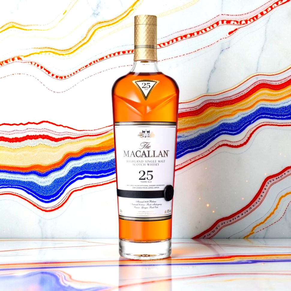 The Macallan 25 Year Old Sherry Oak Highland Single Malt Scotch Whisky — Annual Limited Release, 86 Proof
