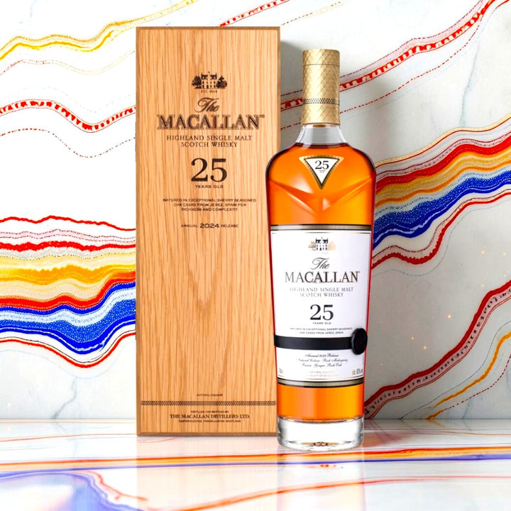 The Macallan 25 Year Old Sherry Oak Highland Single Malt Scotch Whisky — Annual Limited Release, 86 Proof