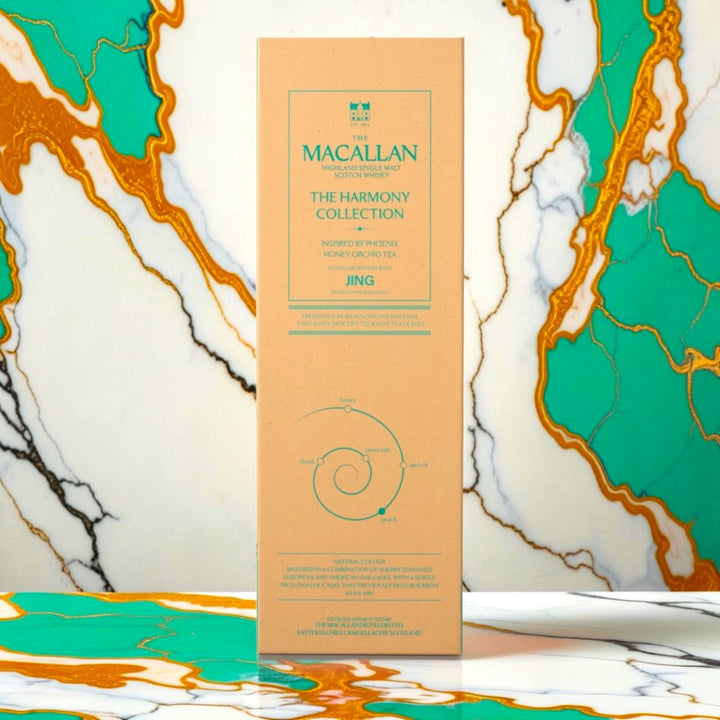 The Macallan Harmony Collection × JING Tea "Vibrant Orchard" Highland Single Malt Scotch Whisky — Tea-Inspired Limited Release, 80 Proof