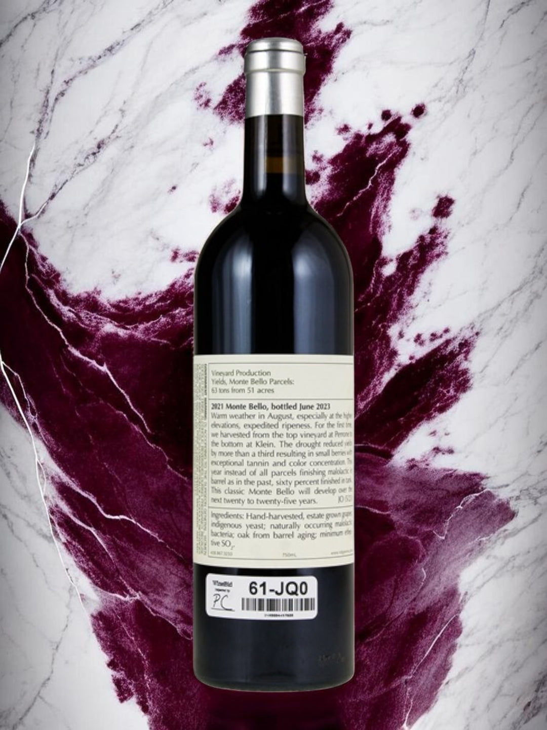 Ridge Monte Bello 2021 — Santa Cruz Mountains, Single-Vineyard Bordeaux Blend