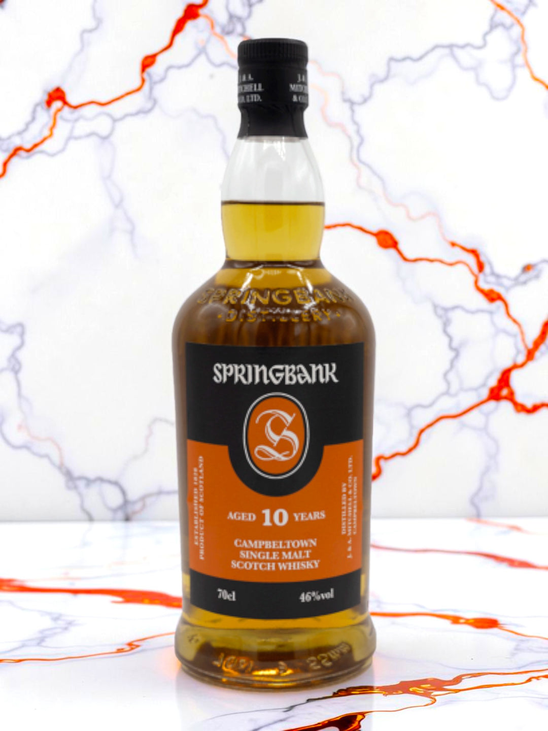 Springbank 10 Year Old Campbeltown Single Malt Scotch Whisky — 2.5x Distilled, 46% ABV