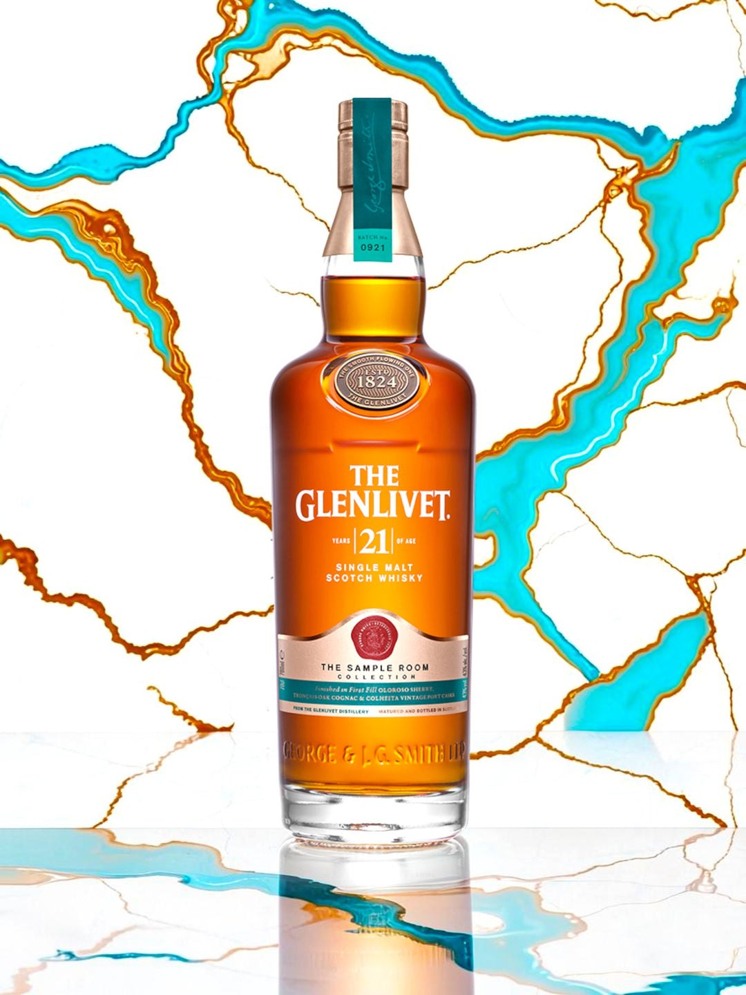 The Glenlivet 21 Year Old Single Malt Scotch Whisky — The Sample Room Collection / Archive, Speyside