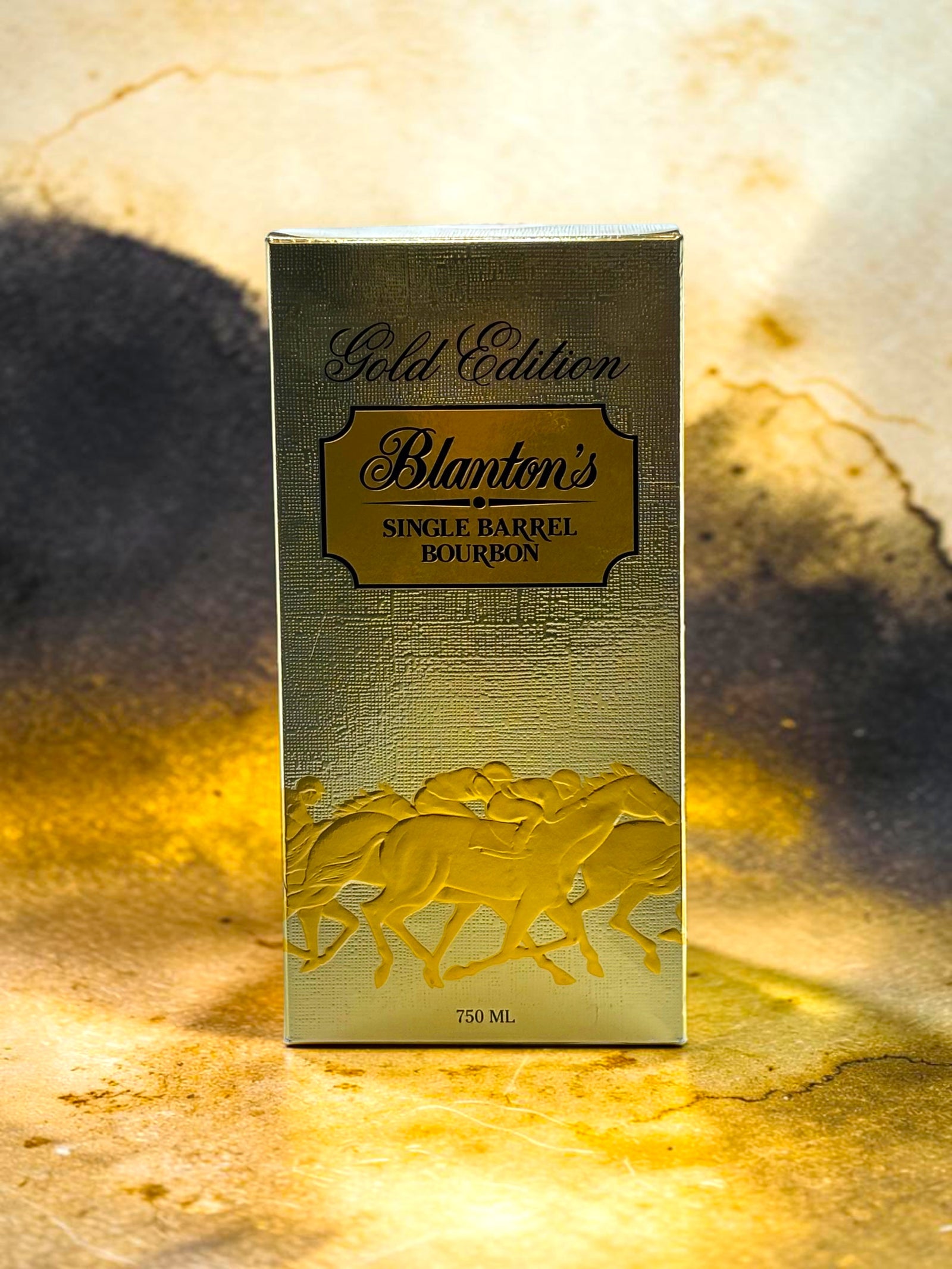 Presentation Box
Blanton's Takara Gold presentation box, front view.
