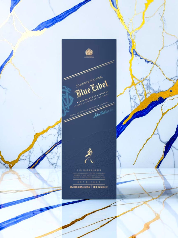 Johnnie Walker Blue Label Blended Scotch Whisky — Diageo Flagship Premium Blend, 40% ABV