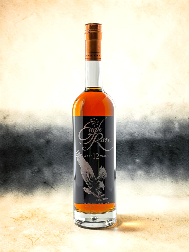  Primary
Eagle Rare 12 Year Old bourbon bottle, front label.
