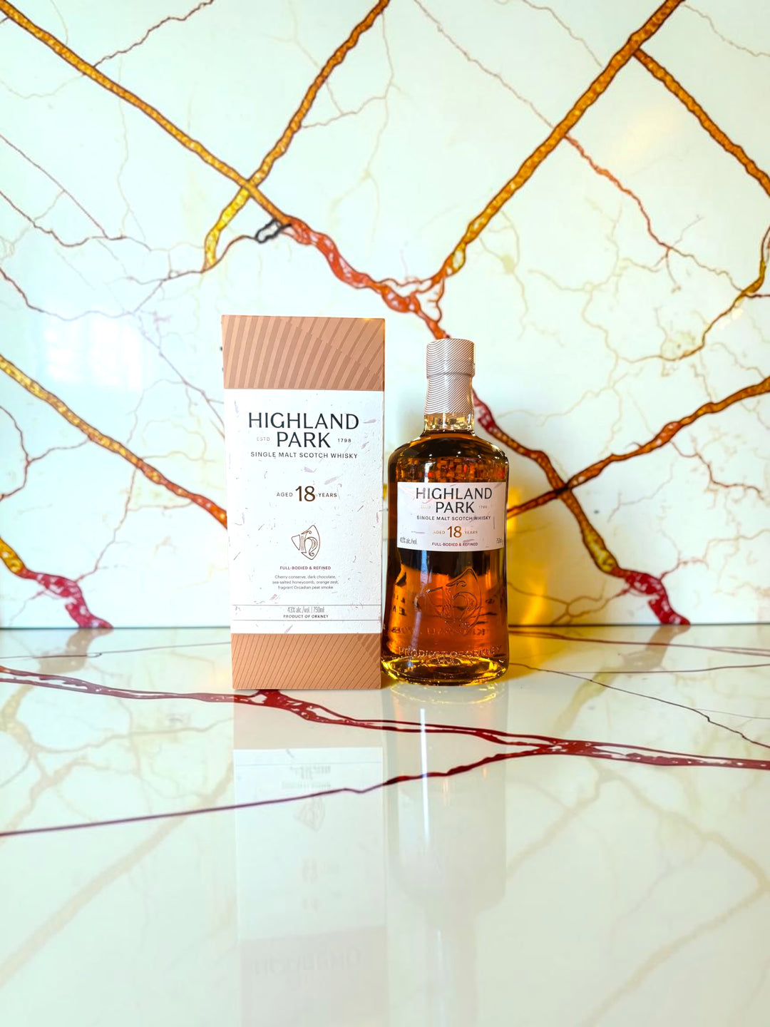 Highland Park 18 Year Old "Viking Pride" Single Malt Scotch Whisky — Orkney, 86 Proof