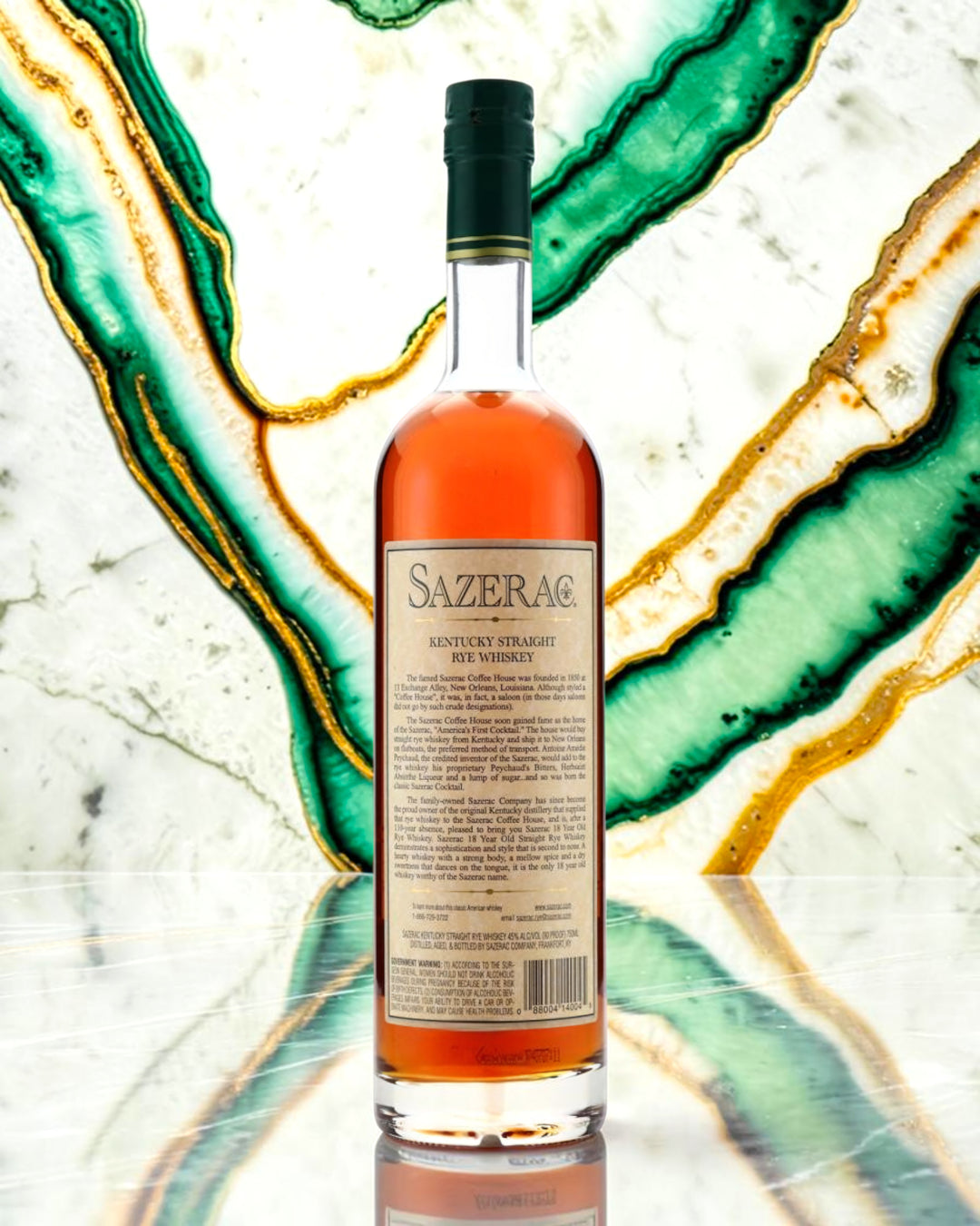 Sazerac 18 Year Old Kentucky Straight Rye Whiskey (2007 Antique Collection)