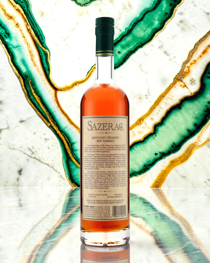 Sazerac 18 Year Old Kentucky Straight Rye Whiskey (2007 Antique Collection)