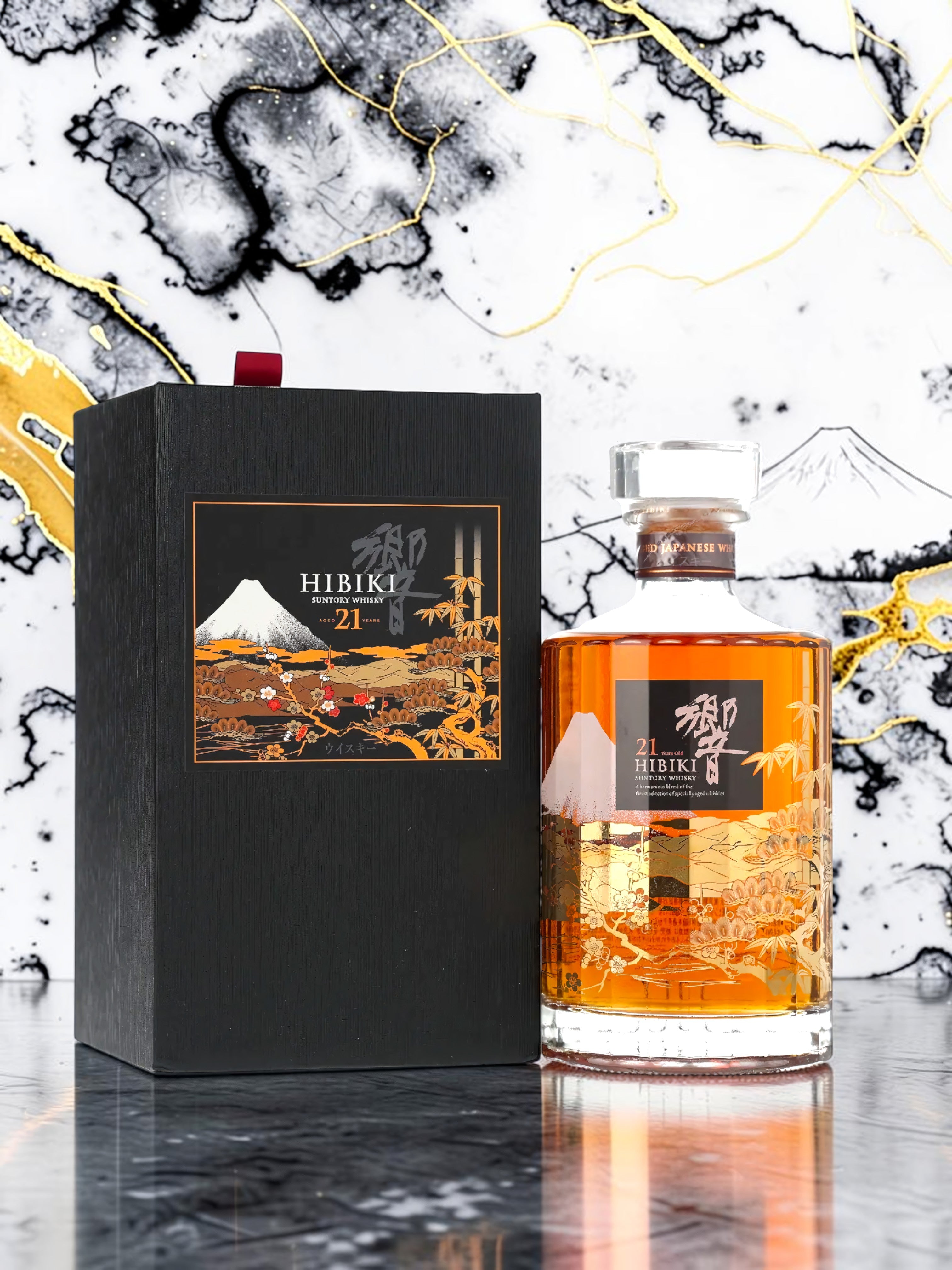 Hibiki 21 Year Old Mount Fuji Edition | Midnight Whiskey– Midnight