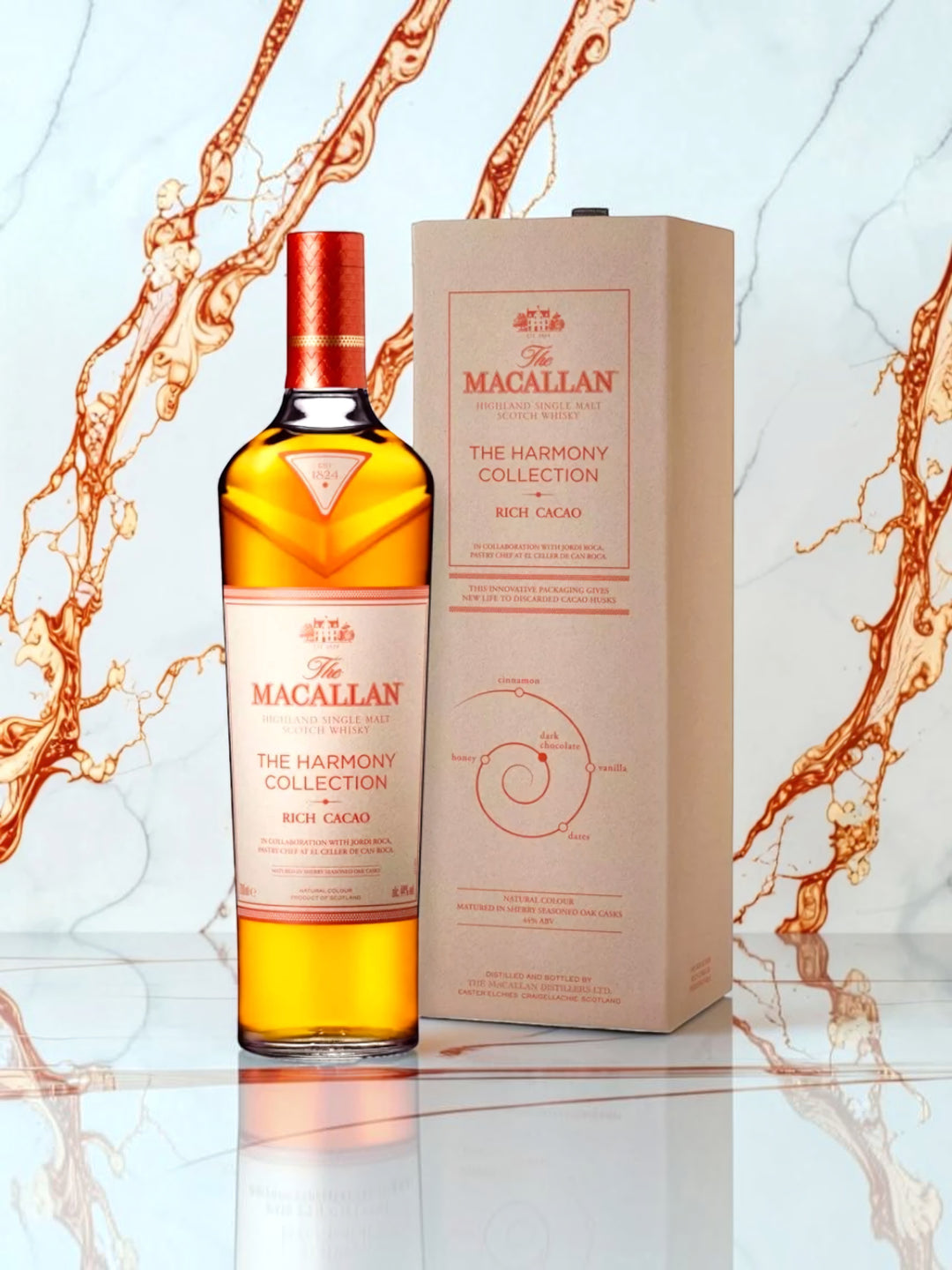 The Macallan Harmony Collection Rich Cacao Highland Single Malt Scotch Whisky — 2021 Inaugural Harmony Release, 88 Proof