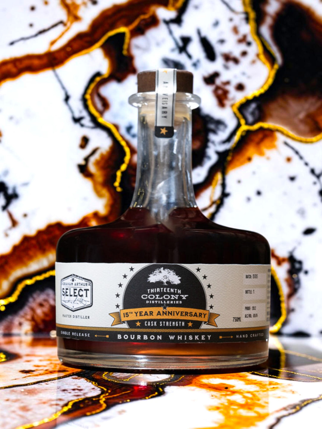 13th Colony 15th Anniversary Cask Strength Bourbon Whiskey (2024)