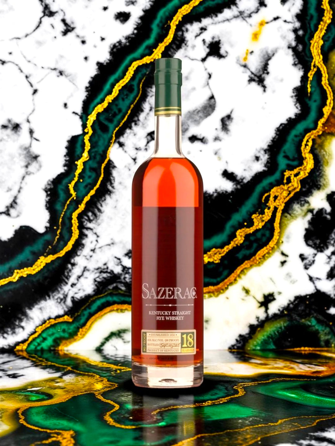 Sazerac Rye 18-Year-Old Kentucky Straight Rye Whiskey (2015 Antique Collection)