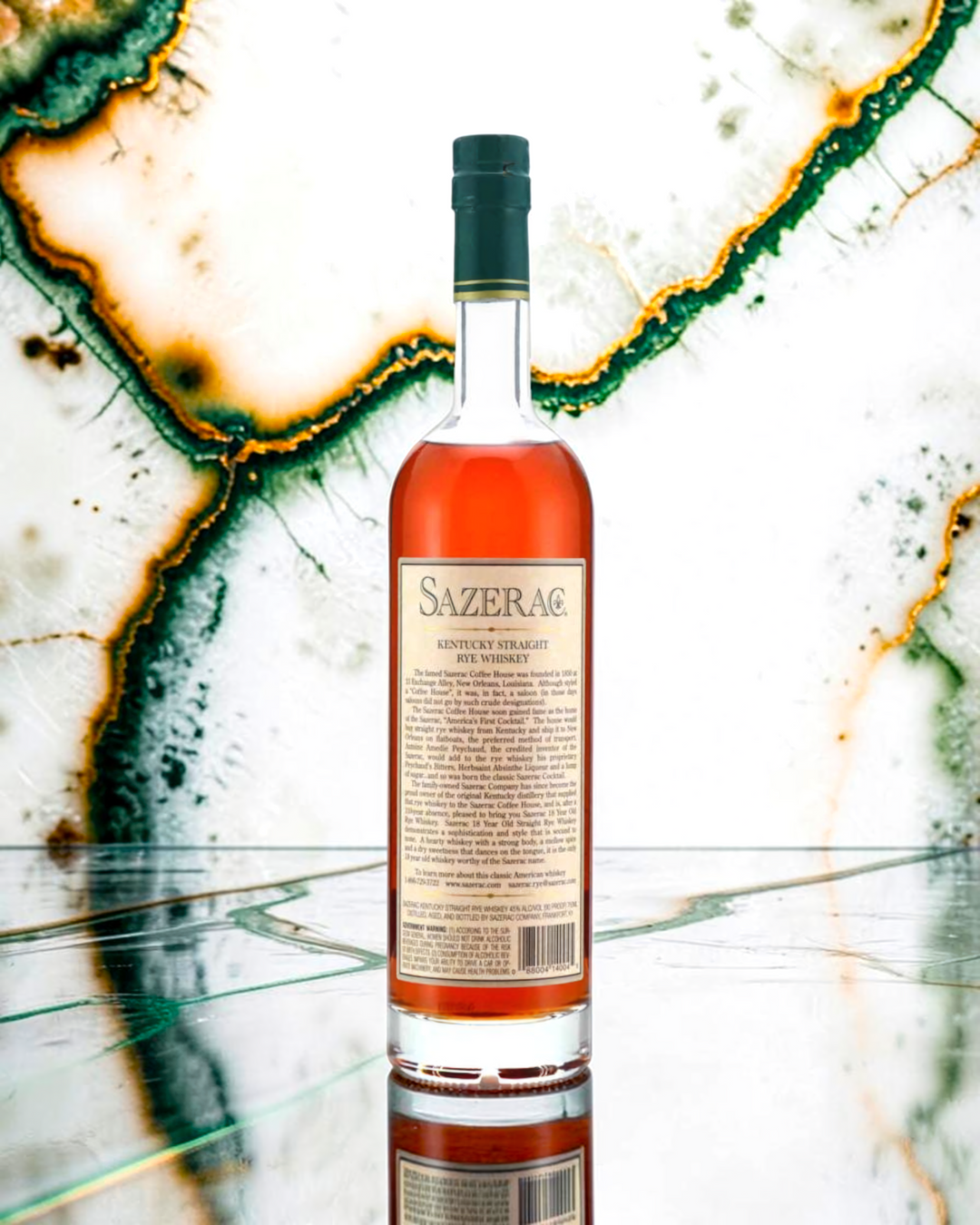 Sazerac 18 Year Old Kentucky Straight Rye Whiskey (2010 Antique Collection)