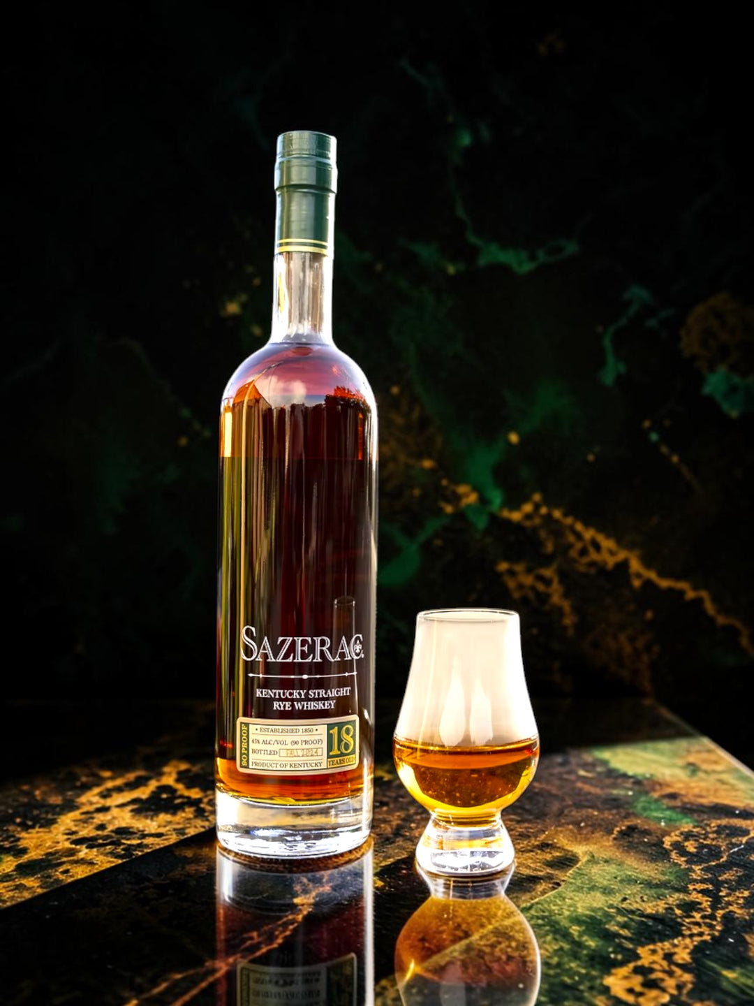 Sazerac Rye 18-Year-Old Kentucky Straight Rye Whiskey (2024 Antique Collection)