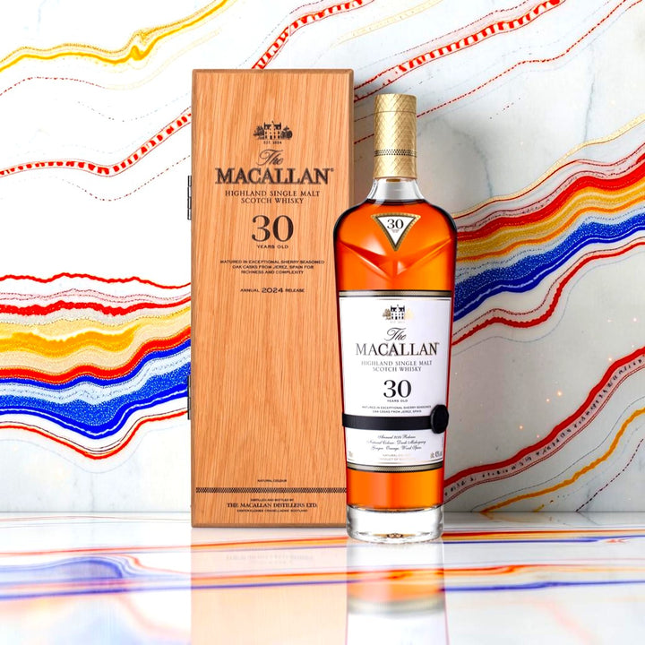 The Macallan 30 Year Old Double Cask Highland Single Malt Scotch Whisky — American and European Sherry Oak