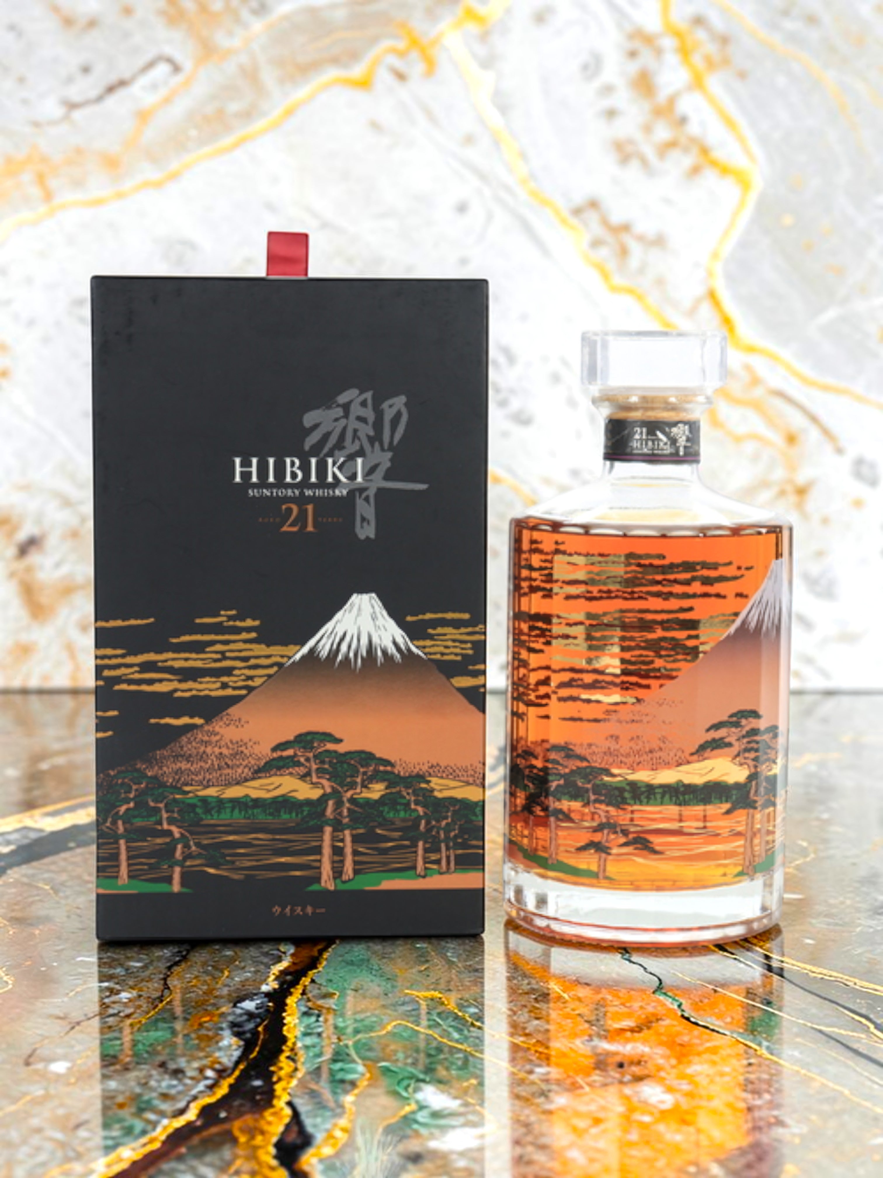 Hibiki 21 Mount Fuji, Presentation Box | Midnight Whiskey