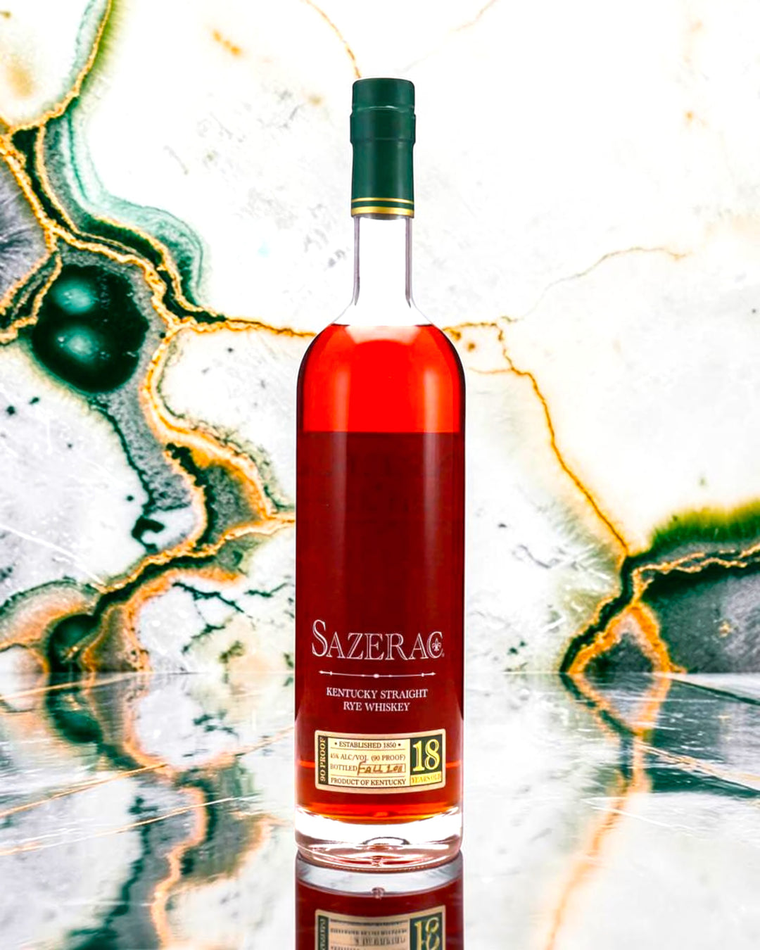 Sazerac 18 Year Old Kentucky Straight Rye Whiskey (2011 Antique Collection)