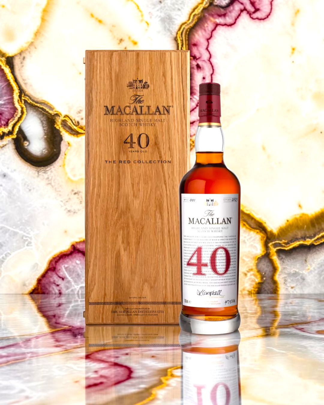 The Macallan 40 Years Old, The Red Collection Single Malt Scotch Whisky