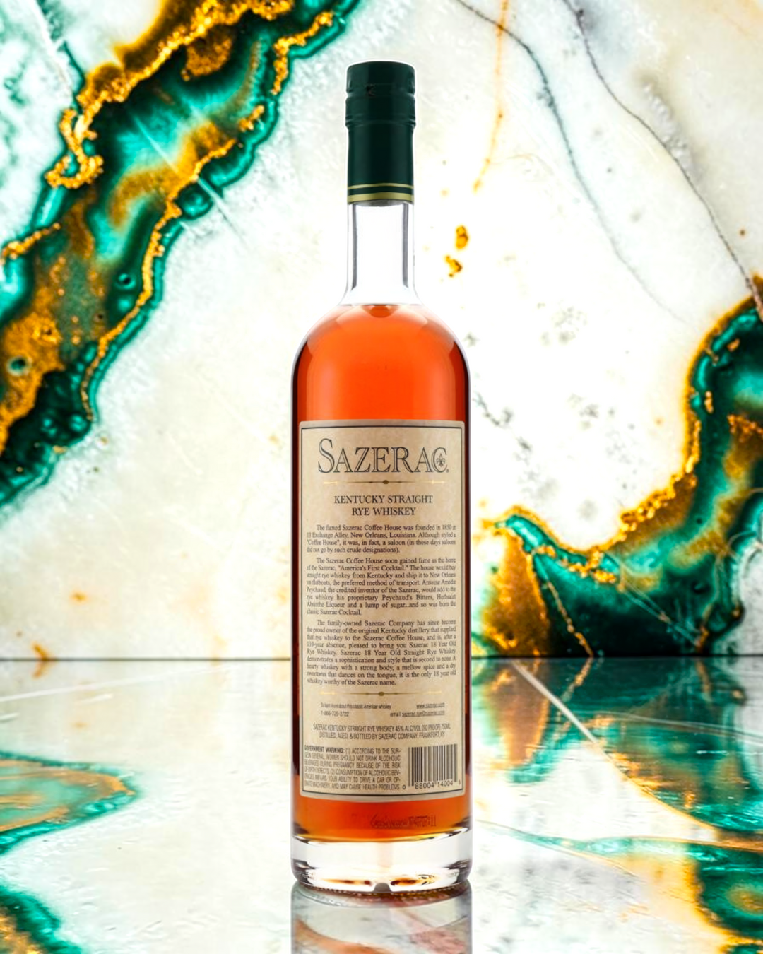 Sazerac 18 Year Old Kentucky Straight Rye Whiskey (2005 Antique Collection)