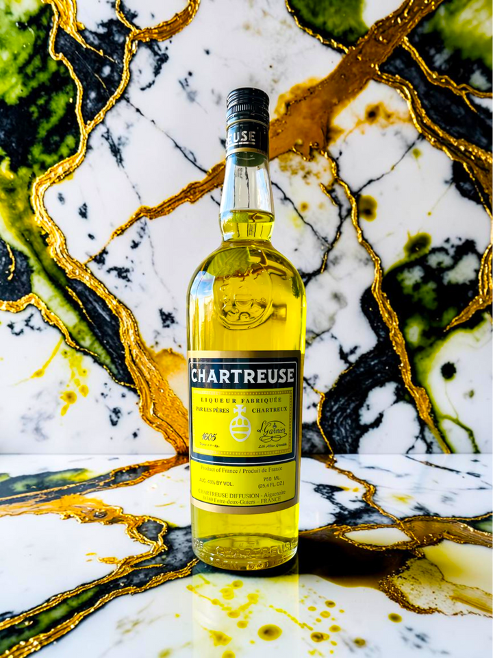 Yellow Chartreuse (Chartreuse Jaune) French Herbal Liqueur — 43% ABV