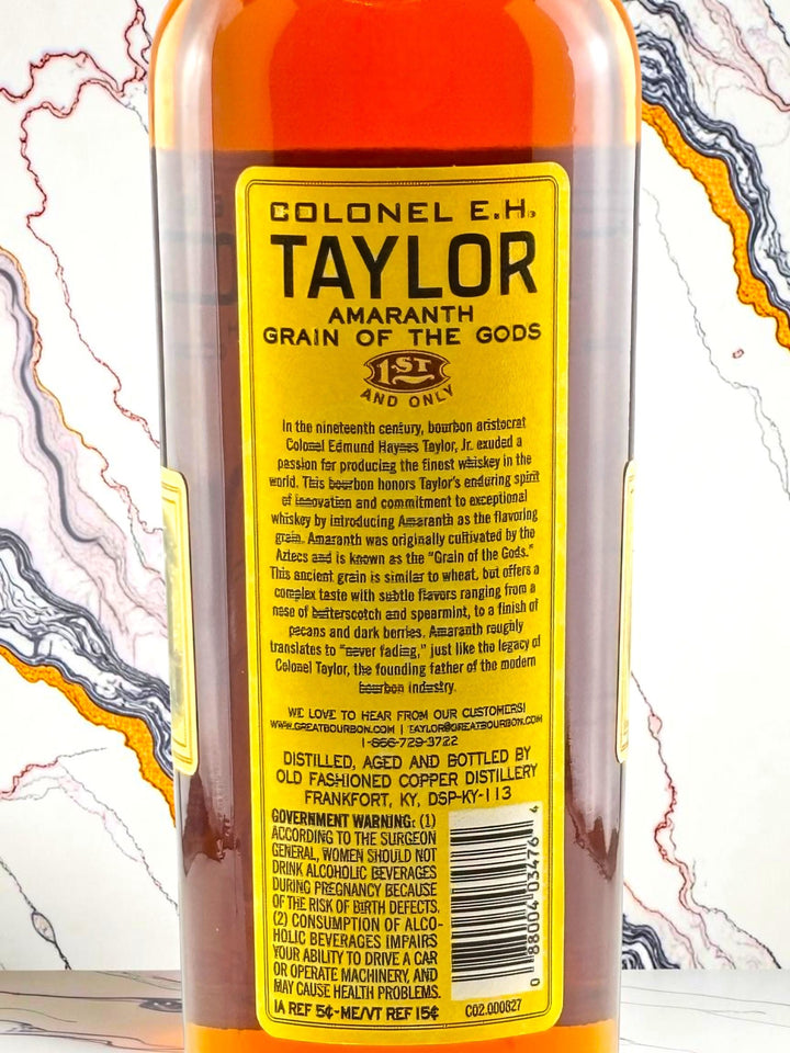 Colonel E.H. Taylor, Jr. Amaranth "Grain of the Gods" Kentucky Straight Bourbon