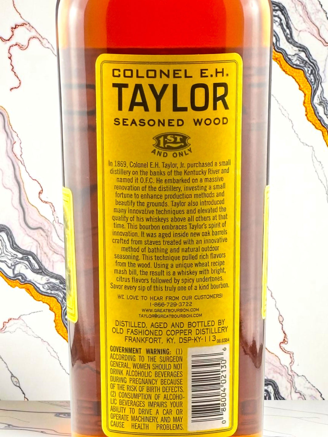 Colonel E.H. Taylor, Jr. Seasoned Wood Kentucky Straight Bourbon — Wheated, 100 Proof