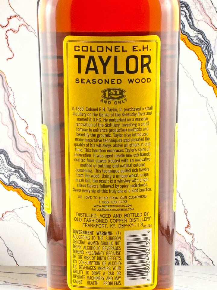 Colonel E.H. Taylor, Jr. Seasoned Wood Kentucky Straight Bourbon — Wheated, 100 Proof