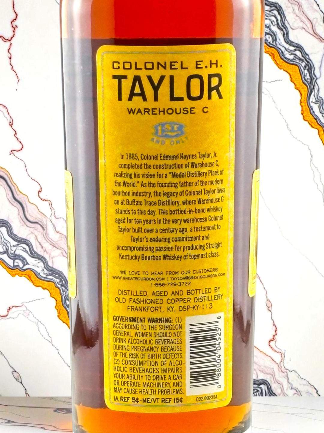 Colonel E.H. Taylor, Jr. Warehouse C Kentucky Straight Bourbon — Bottled-in-Bond, 100 Proof