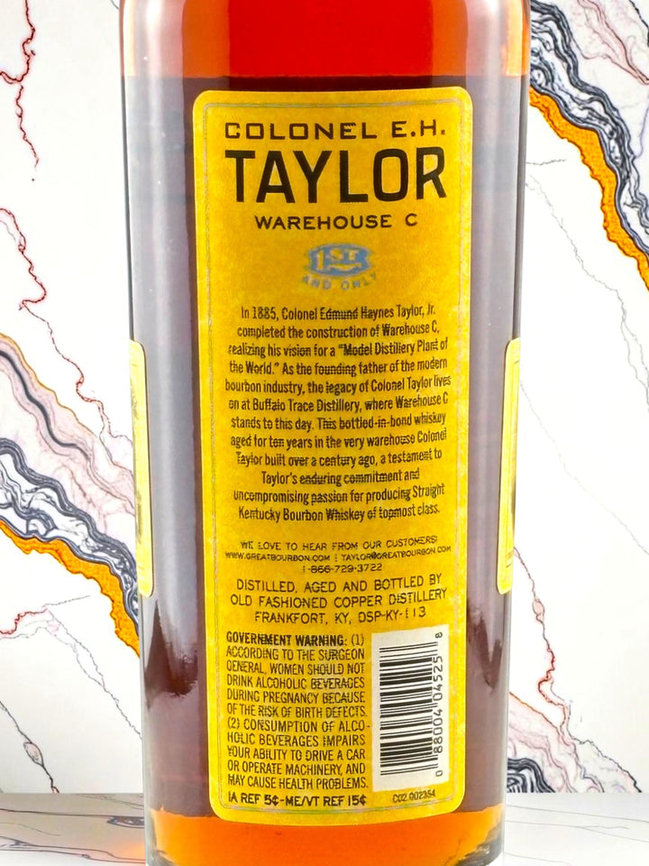 Colonel E.H. Taylor, Jr. Warehouse C Kentucky Straight Bourbon — Bottled-in-Bond, 100 Proof