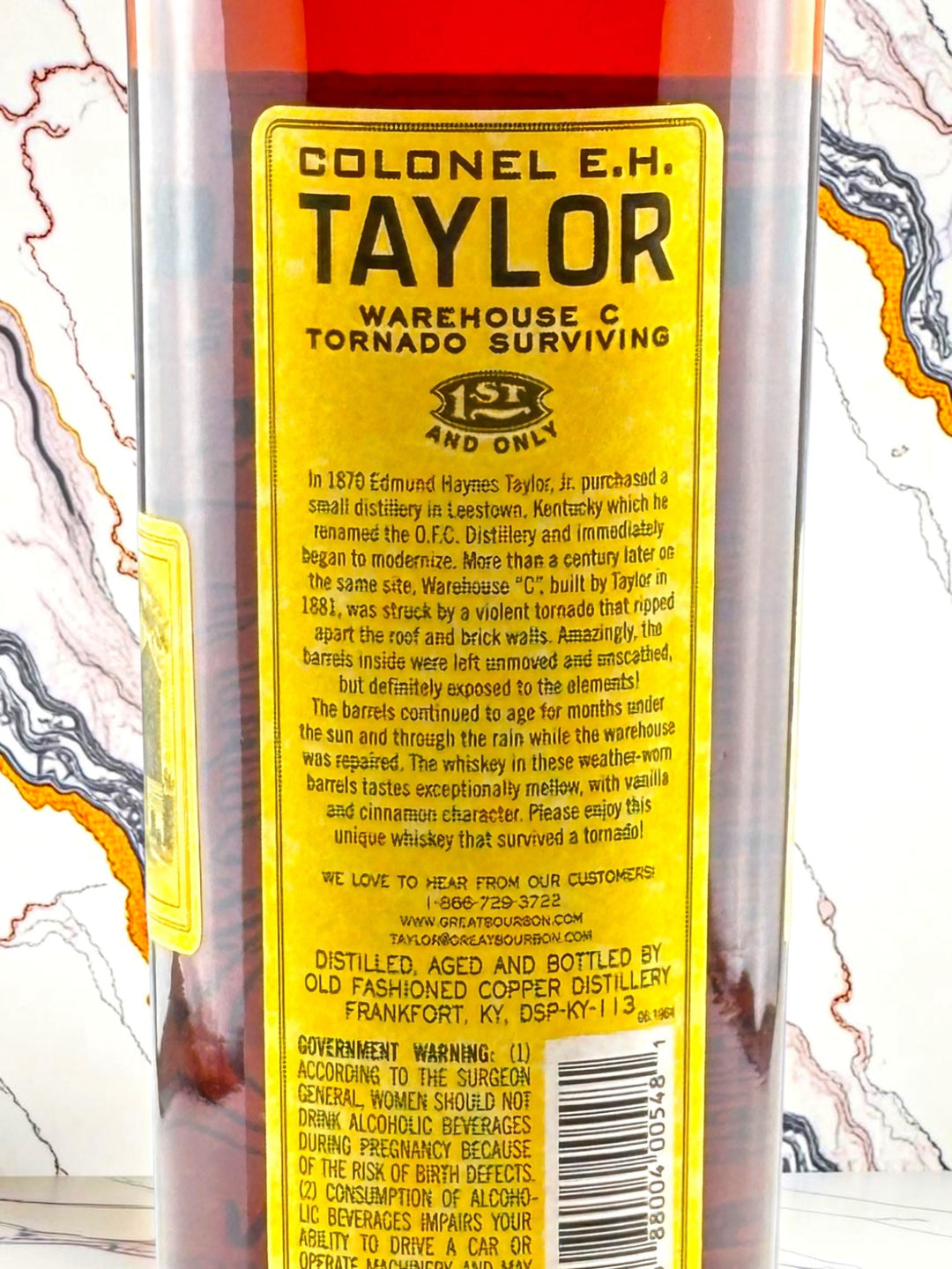Colonel E.H. Taylor, Jr. Warehouse C Tornado Surviving Kentucky Straight Bourbon