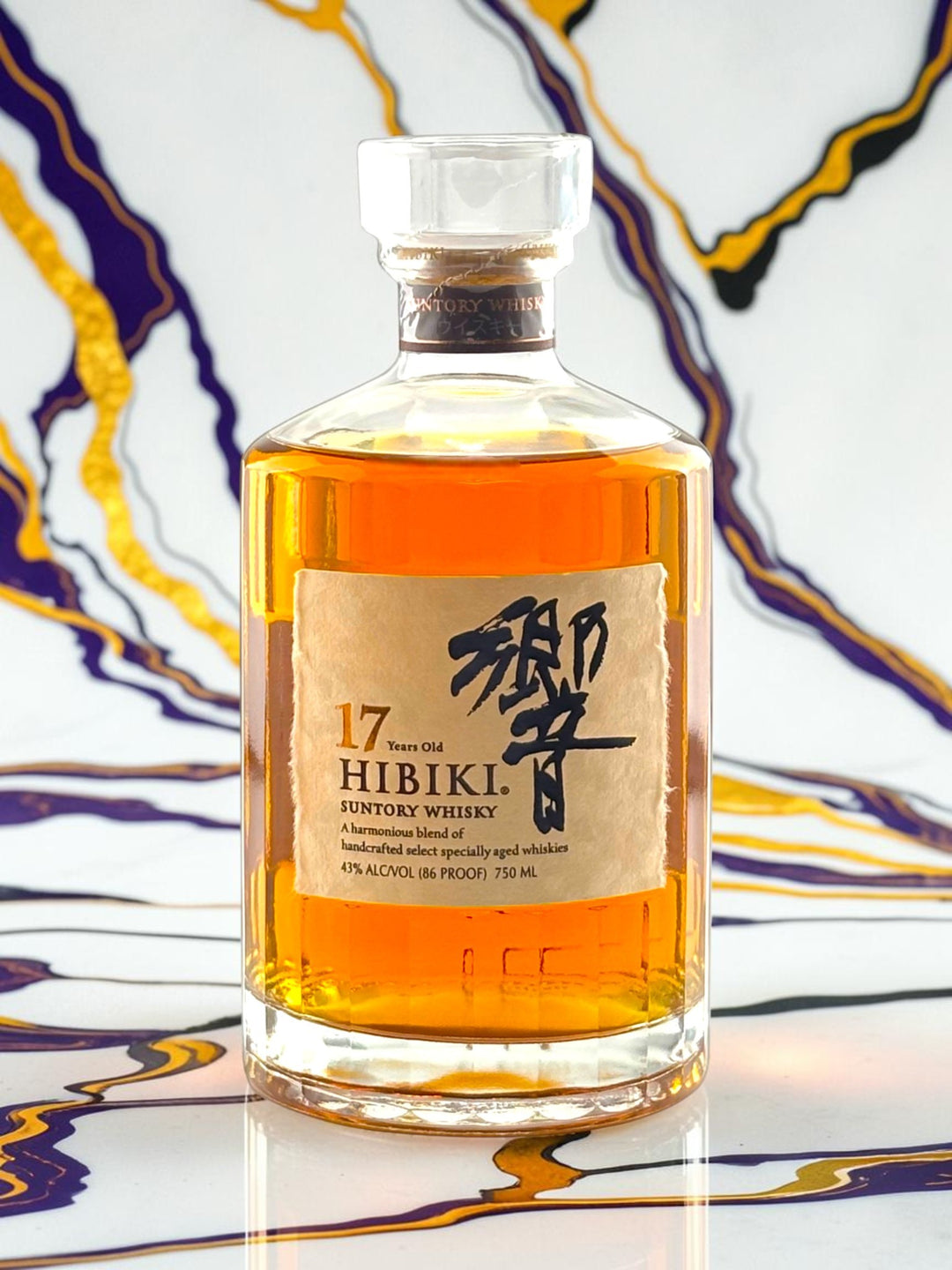 Hibiki 17 Year Old Blended Japanese Whisky — Suntory, 86 Proof, Discontinued