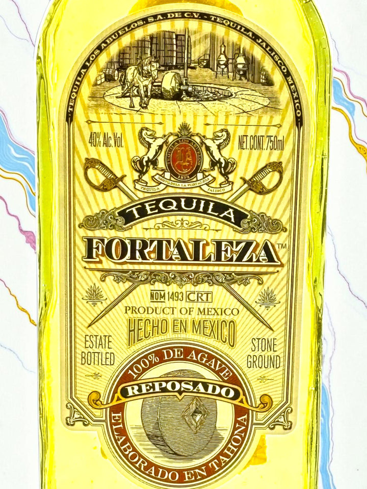 Tequila Fortaleza Reposado — NOM 1493, Tahona Crushed, Additive-Free