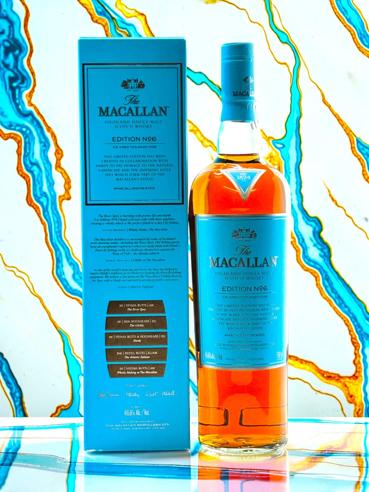 The Macallan Edition Series Set of 6 (Editions No. 1–6 Complete Collection)