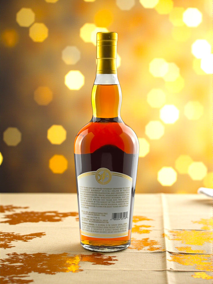  Back Label
Weller CYPB back label showing 95 proof, 8 year age statement, and crowdsourced consumer specifications.