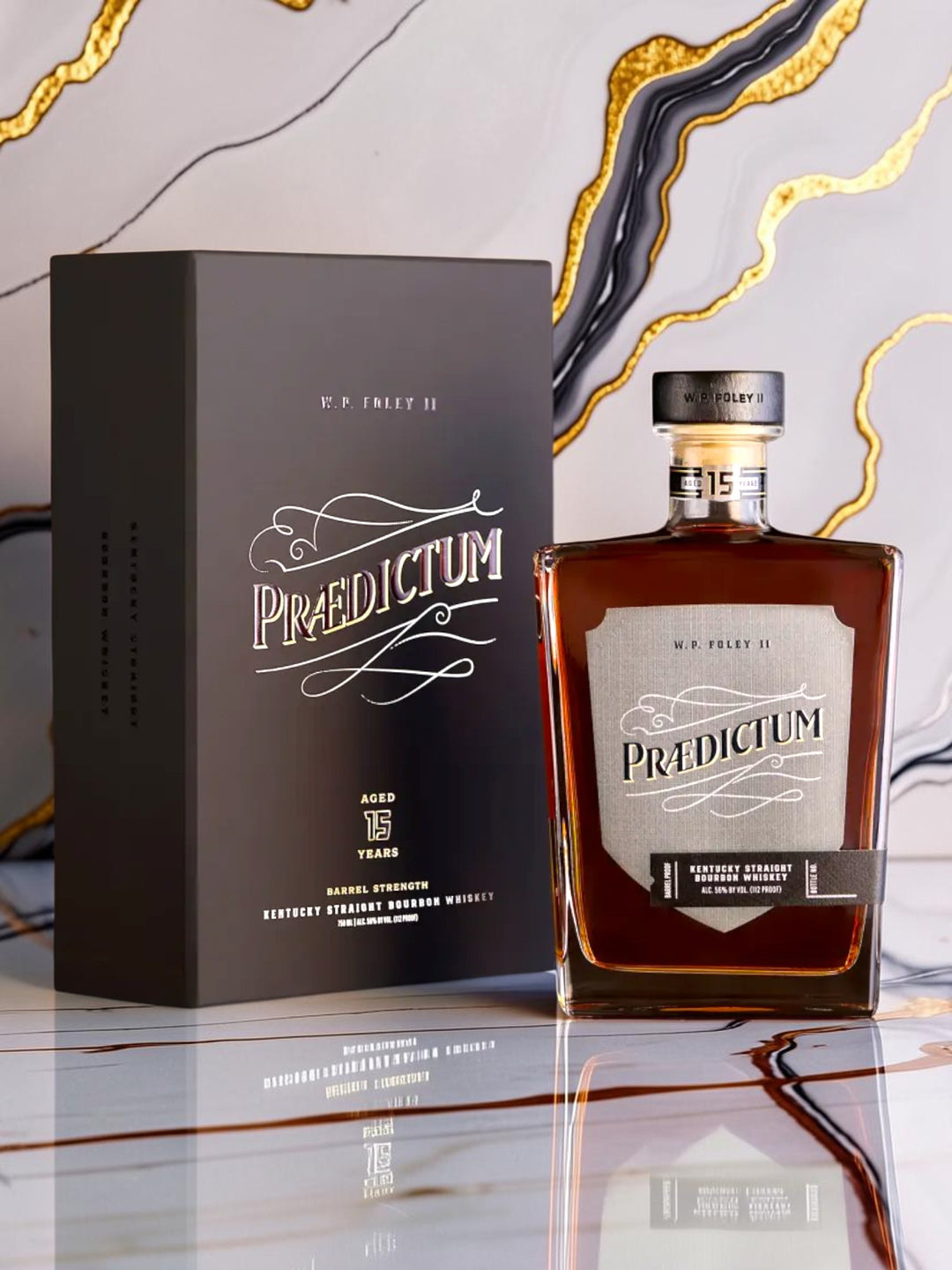 Praedictum 15 Year Old Kentucky Straight Bourbon Whiskey — Foley Family / Minden Mill Distillery, Barrel Strength 112 Proof